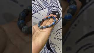 Certified Lapis Lazuli 8mm Bracelet With Lava Stone high premium quality crystal Stone bracelet [upl. by Hsiri]