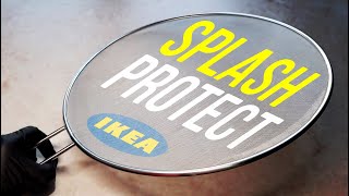 Ikea KLOCKREN Splatter screen 34 cm Visual Review [upl. by Eedrahs]