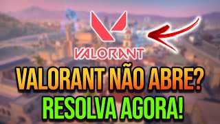 Valorant não abre  Resolvido [upl. by Ahker]