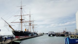 HMS Queen Elizabeth  Harbour tour Portsmouth 2024 [upl. by Evanthe]