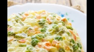 SALADA DE MAIONESE SUPER FÁCIL DE FAZER E DELICIOSA [upl. by Ahsilef]