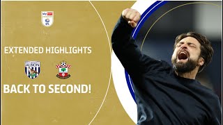 BACK TO SECOND  West Brom v Southampton extended highlights [upl. by Ateikan]