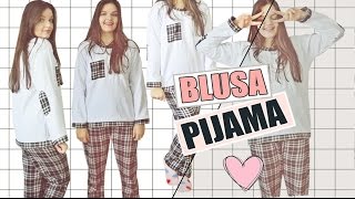 DIY COSTURICE  Blusa de Pijama ♥ [upl. by Aekahs303]