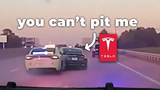 How Many Times Does it Take to Pit a Tesla [upl. by Kirstyn]