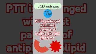 PTT in APS icu haematology cardiology [upl. by Ahsaten]