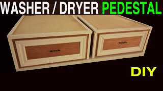 How to build Washer and Dryer Pedestals DIY  Cheaper than buying [upl. by Lehrer356]