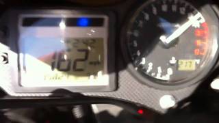 Top Speed Run 2001 Honda CBR600 F4i [upl. by Stelmach]