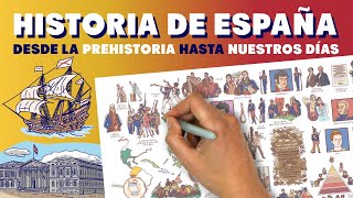 Historia de España desde la prehistoria hasta nuestros días SELECTIVIDAD [upl. by Nyrat]