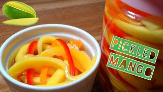 Atcharang Manga  How to make Pickled Mango Filipino Style [upl. by Adnaugal]