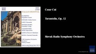 Cesar Cui Tarantella Op 12 [upl. by Egidio352]