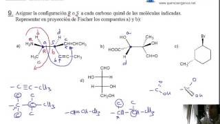 LA QUÍMICA ORGÁNICA EN PROBLEMAS 9NOTACIÓN RS [upl. by Odrareg]