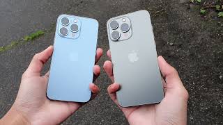 Graphite vs Sierra Blue iPhone 13 Pro [upl. by Eemiaj590]