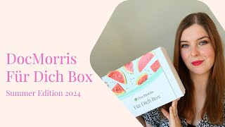 DocMorris Box Für Dich Box Summer Edition unboxing [upl. by Drawets]