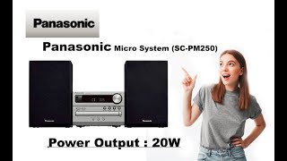 Panasonic SCPM250 [upl. by Liam183]