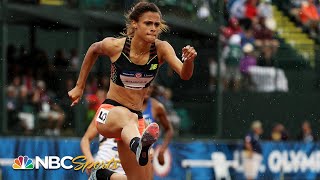 16yearold Sydney McLaughlins spectacular debut at 2016 Olympic Trials  NBC Sports [upl. by Ymmik3]