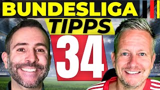 Bundesliga Tipps Vorhersage zum 34 Spieltag ⚽️ Prognose amp Wetten [upl. by Balling]