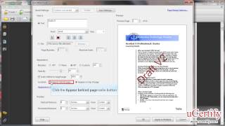 adobe acrobat 9 professional how to apply watermarks demo [upl. by Gehlbach]