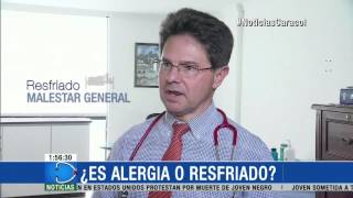 Aprenda a identificar si tiene alergia o padece un resfriado [upl. by Martainn]