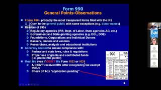 Understanding Form 990 [upl. by Naiva]