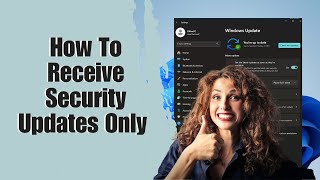 How To Receive Security Updates Only on Windows 11 [upl. by Ahsinac]