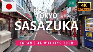 Shibuya residential area🇯🇵  Sasazuka Morning Walk【 4K Japan 】 [upl. by Angil]