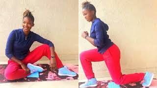 SIPORO ZAGUFASHA KUGABANYA IBIRO💪NOKUGIRA TAYE NZIZA WIFUZA👌❤️ WIBEREYE MURUGO FULL BODY WORKOUT [upl. by Kial]