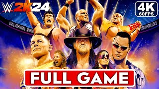 WWE 2K24 Showcase 40 Years Of Wrestlemania Gameplay Walkthrough FULL GAME 4K 60FPS PS5 [upl. by Jocelyn]