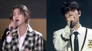 What if IU sing Love Poem with MAYFLY vocal team Eunkwang Seungmin Jongho [upl. by Idnac]