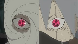 Obito amp Kakashi awakening Mangekyō Sharingan for first time English Dubbed HD [upl. by Grethel360]