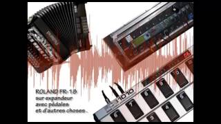 Greensleves Tourdion Roland FR18 sur Yamaha MOTIF RACK XS [upl. by Argyle]