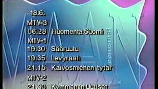 Kympin uutisten kevennys tulevia ohjelmia ohjelmakuulutus ja mainoksia 1761990 [upl. by Kask641]