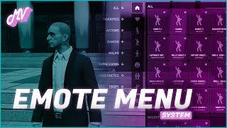 ESXQB MVEMOTEMENU  Miami Vice Emote Menu System  Advanced Emote System Modern UI and more [upl. by Coco]