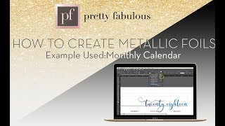 How To Create Metallic Foils in InDesign [upl. by Hewart25]