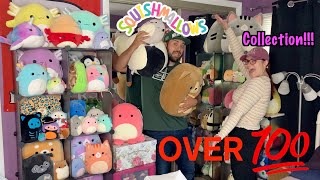 Our Squishmallow Collection Showcase  OVER 100 SQUISH from Hunting [upl. by Araht]