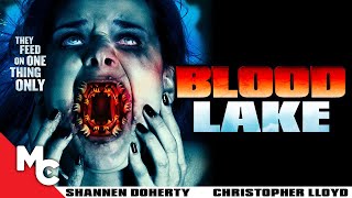 Blood Lake Attack of the Killer Lampreys  Full Action Horror Movie  Shannen Doherty [upl. by Anirehtac805]