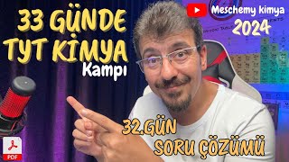 Kimya Her Yerde 1 Soru Çözümü  33 Günde TYT Kimya Kampı  Z Takımı  10 Sınıf  32gün [upl. by Narak]