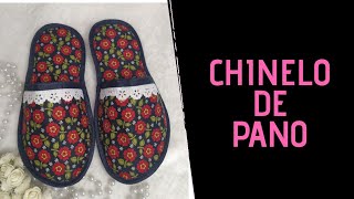 Chinelo de Pano mais fácil que você ja viu [upl. by Aivalf]