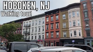 Hoboken New Jersey Walking tour  Fireworks [upl. by Saenihp]