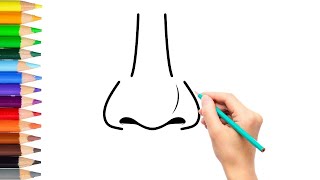 How to Draw Noses  The Simple Way [upl. by Fem]