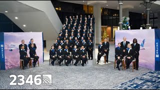 UNITED Class 2346 Flight Attendant Graduation [upl. by Fishback323]