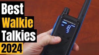 Best Walkie Talkies for 2024 Hiking Camping Boating and Work [upl. by Whelan]