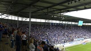 Vor dem 1 Heimspiel der Saison  Fans singen die FCM Hymne und natürlich das quotMagdeburger Liedquot [upl. by Angele]