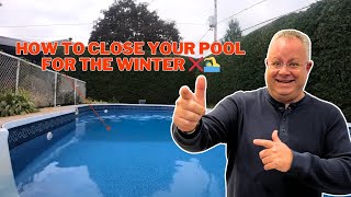 How to Close Your Pool for the Winter ❌🏊‍♂️ [upl. by Hesther]