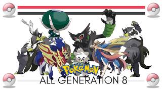 All Pokémon Generation 8 Galar Dex [upl. by Elorac]