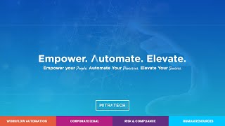 Mitratech  Empower Automate Elevate [upl. by Ahseer]