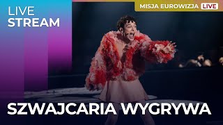 Szwajcaria WYGRYWA Eurowizję 2024  LIVE STREAM [upl. by Higbee]