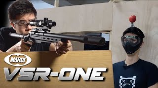 Tokyo Marui VSR ONE Review  Apple Shot Challenge  RedWolf Airsoft RWTV [upl. by Aihsyla736]