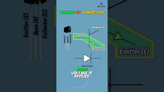 How Transistor Works Working of Transistors 3D Animation transistor transistors electronics [upl. by Mctyre]