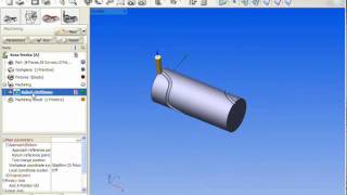 SprutCAM 4th axis rotary milling [upl. by Neemsaj]