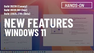 Windows 11 NEW Start menu Jump List Recall AI changes Signin animation Beta Dev Canary [upl. by Jo521]